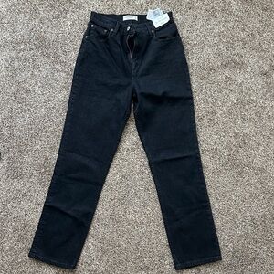 NWT 90s straight leg Abercrombie black jeans